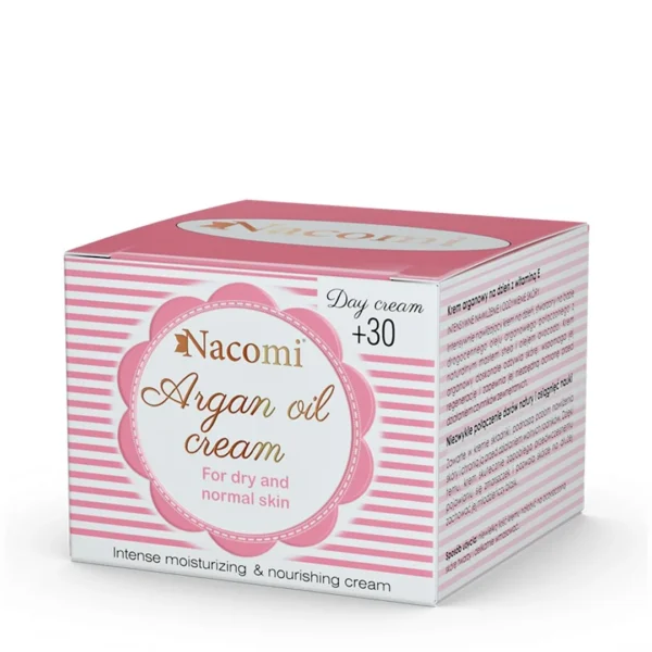 Nacomi krem arganowy na dzień 30+, 50 ml