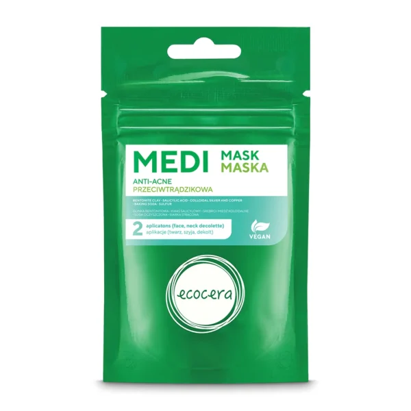 Ecocera Medi maska przeciwtrądzikowa z metalami koloidalnymi, 50 g - obrazek 2