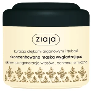 Ziaja Kuracja Olejkami Arganowym i Tsubaki maska skoncentrowana wygładzająca do włosów, 200 ml