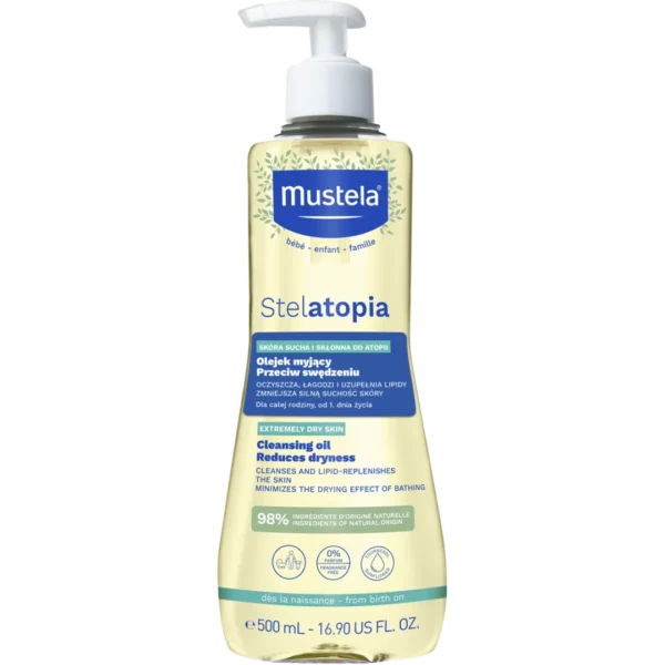 Mustela Stelatopia olejek myjący, 500 ml - obrazek 2
