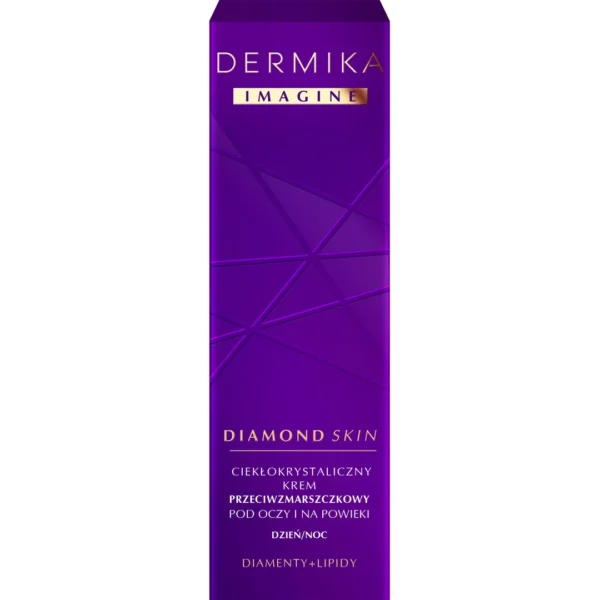 Dermika Imagine Diamond Skin ciekłokrystaliczny krem przeciwzmarszczkowy pod oczy i na powieki na dzień i na noc, 15 ml