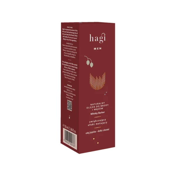 Hagi Whisky Barber olejek do brody i wąsów, 30 ml - obrazek 4