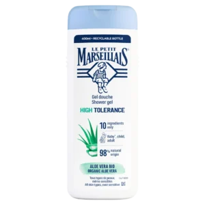 Le Petit Marseillais nawilżający żel pod prysznic o wysokiej tolerancji Bio aloes, 400 ml