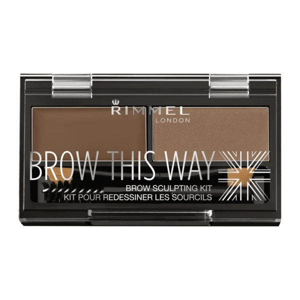 Rimmel Brow This Way paletka do brwi 002 Medium Brown, 1,3 g