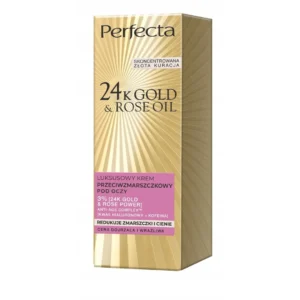Perfecta 24K Gold & Rose Oil luksusowy krem pod oczy, 15 ml