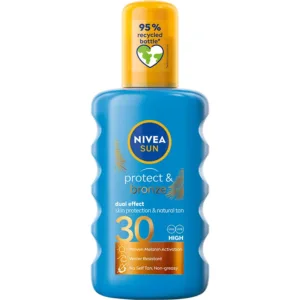 Nivea Sun Protect & Bronze balsam do opalania w sprayu, SPF 30, 200 ml
