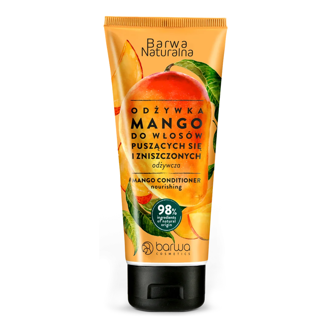 Barwa Naturalna odżywka do włosów puszących się i zniszczonych Mango, 300 ml