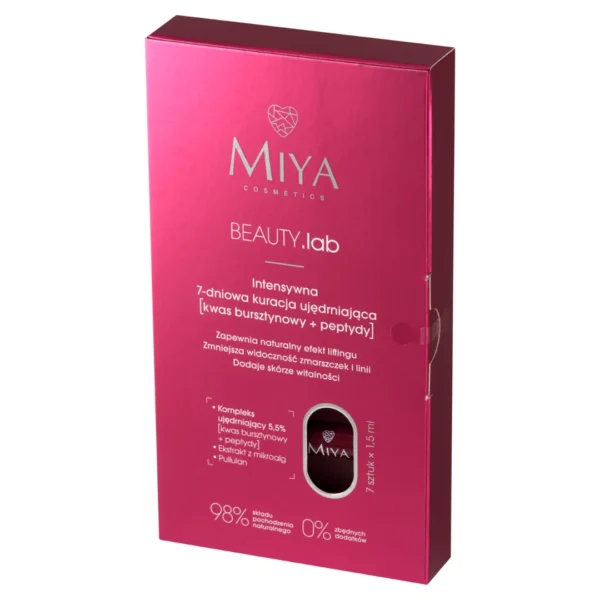 Miya Cosmetics BEAUTY.lab Intensywna 7-dniowa kuracja ujędrniająca, 7 x 1,5 ml