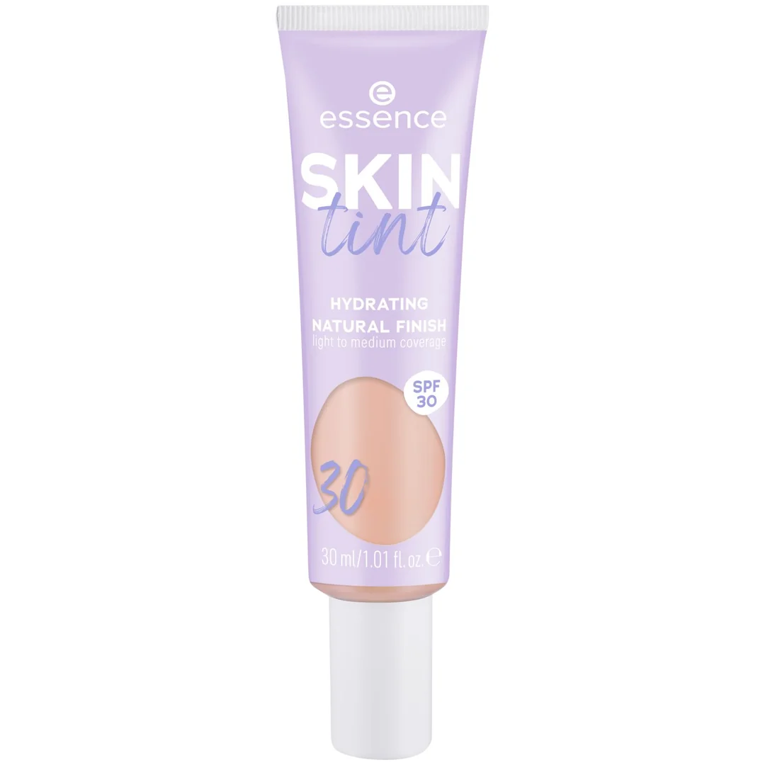 Essence Skin Tint nawilżający krem koloryzujący o lekkim i średnim kryciu SPF30 30, 30 ml