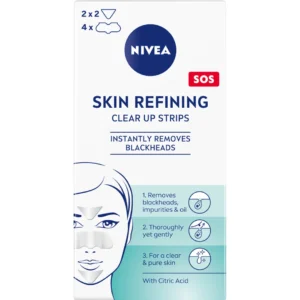 Nivea Skin Refining Clear-Up plastry oczyszczające przeciw zaskórnikom, 6 szt.