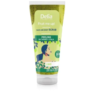 Delia Fruit me up! peeling do twarzy i ciała Limonka, 200 ml