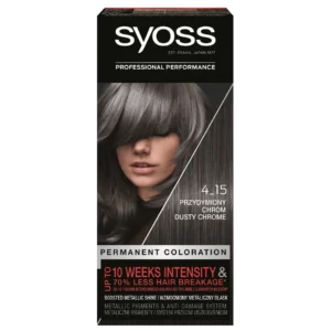 Syoss Permanent Coloration farba do włosów trwale koloryzująca 4-15 Przydymiony Chrom, 1 szt.