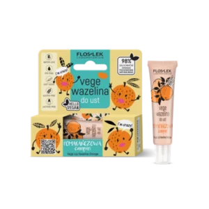 Floslek Lip Care Vege wazelina do ust pomarańczowa, 10 g