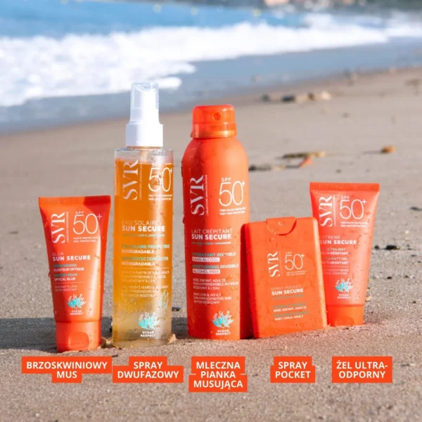 SVR Sun Secure Blur SPF 50+ nawilżający, kremowy mus ochronny, 50 ml - obrazek 7