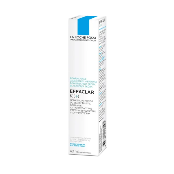 La Roche-Posay Effaclar K+ odnawiający krem przeciw zaskórnikom, 40 ml