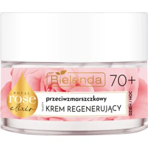Bielenda Royal Rose przeciwzmarszczkowy tłusty krem regenerujący 70+, 50 ml