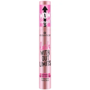 Esscence lash WITHOUT LIMITS maskara wydłużająca i pogrubiająca, 01 Ultra Black, 13 ml