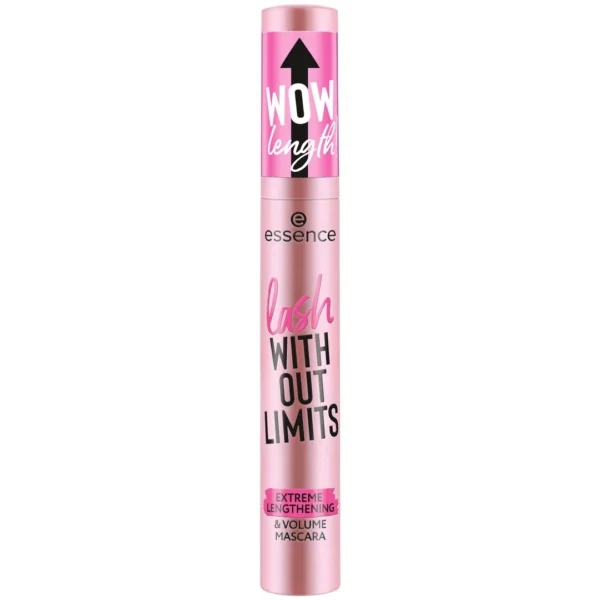 Esscence lash WITHOUT LIMITS maskara wydłużająca i pogrubiająca, 01 Ultra Black, 13 ml