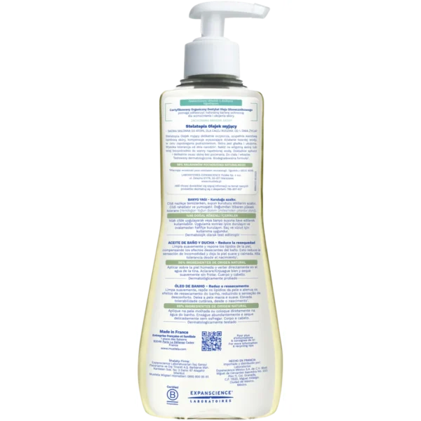 Mustela Stelatopia olejek myjący, 500 ml - obrazek 3