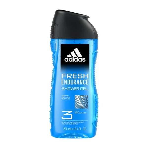 adidas Fresh Endurance Clima Control żel pod prysznic 3 w 1 dla mężczyzn, 250 ml