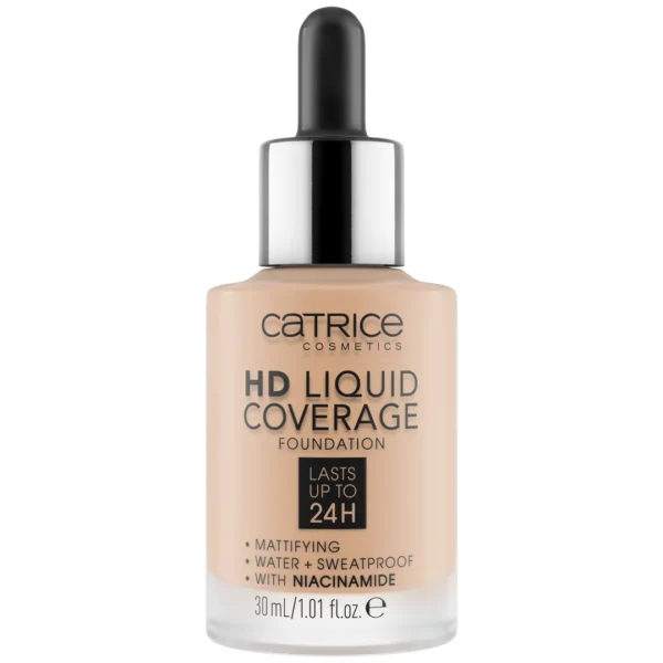 CATRICE Cosmetics HD Liquid Coverage Foundation podkład matujący 030 Sand Beige, 30 ml