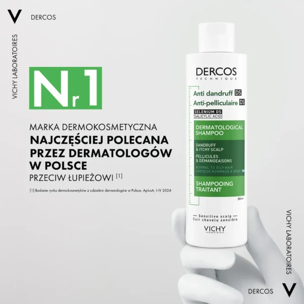 Vichy Dercos szampon przeciwłupieżowy, 200 ml - obrazek 3