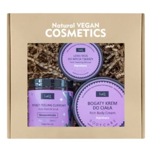 Zestaw Niezapominajka wash & scrub 220 g + bogaty krem do ciała 200 ml + mus do mycia twarzy 40 g