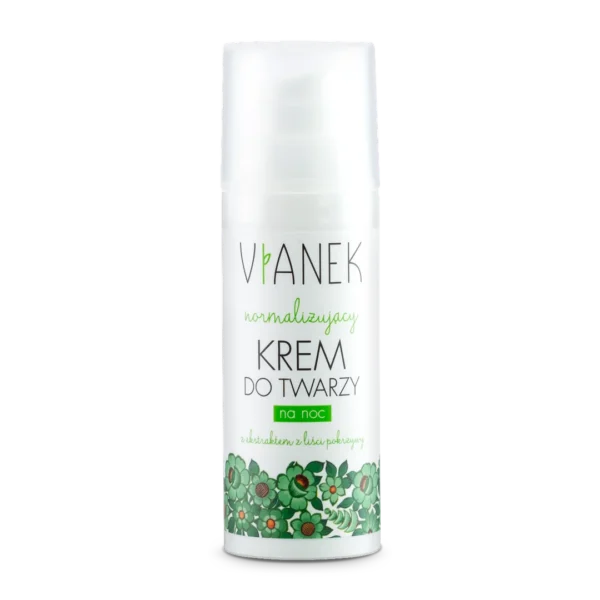 Vianek normalizujący krem do twarzy, na noc, 50 ml