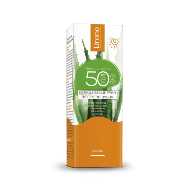 Lirene SUN Ochronna emulsja do twarzy SPF 50 - obrazek 2