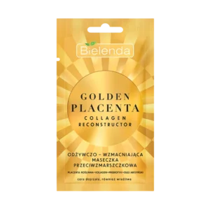 Bielenda Golden Placenta Collagen Reconstructor odżywczo-wzmacniająca maseczka przeciwzmarszczkowa, 8 g