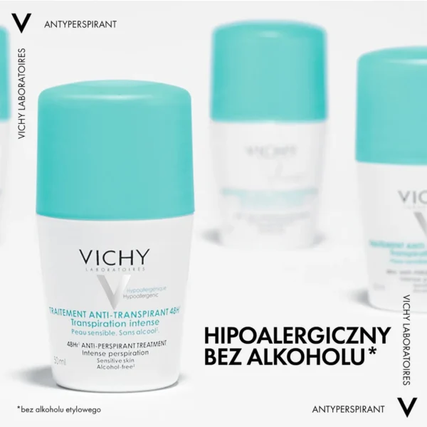 Vichy Traitement Anti-Traspirant 48h Antyperspirant w kulce przeciw intensywnemu poceniu, 50 ml - obrazek 5