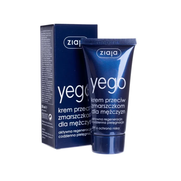 Ziaja Yego krem przeciw zmarszczkom dla mężczyzn, 50 ml - obrazek 2