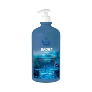 Family Fresh Sport 2w1 szampon i żel pod prysznic, 1000 ml