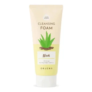 Orjena Pianka do mycia twarzy, aloes, 180 ml