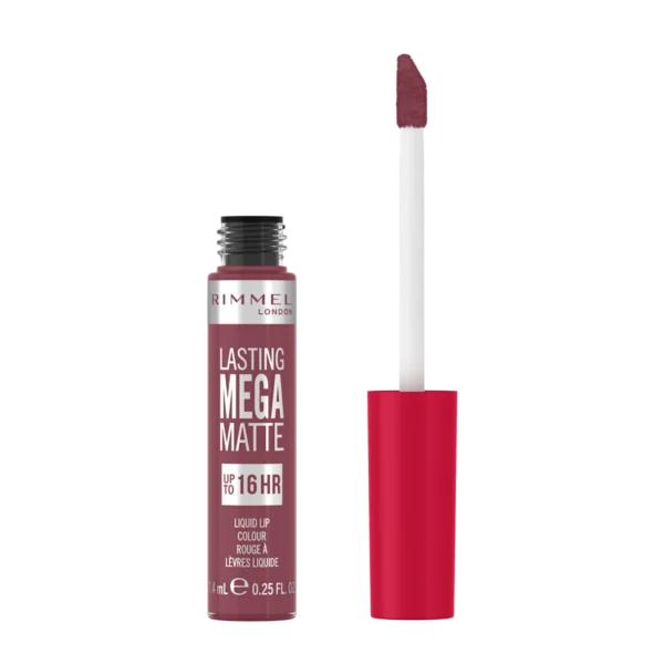 Rimmel Lasting Mega Matte płynna pomadka do ust nr 900 Ravishing Rose, 7,4 ml - obrazek 2