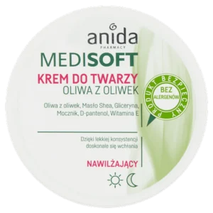 Anida Medi Soft krem nawilżający z oliwą z oliwek, 100 ml