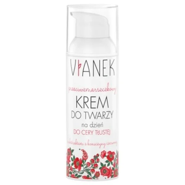 Vianek przeciwzmarszczkowy krem do cery tłustej, 50 ml