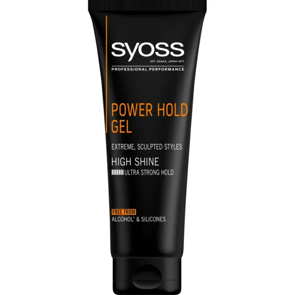 Syoss Men Power Hold żel do włosów, 250 ml
