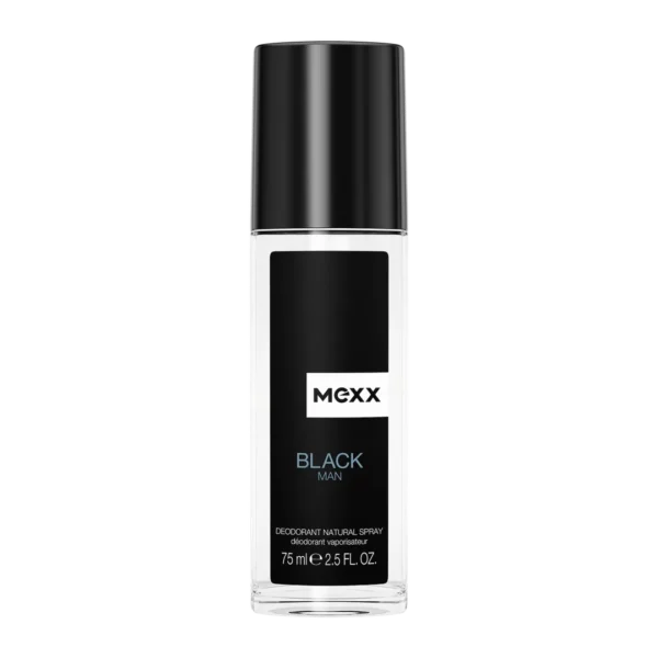 Mexx Black Man Dezodorant dla mężczyzn, 75 ml