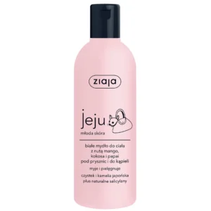 Ziaja Jeju białe mydło pod prysznic i do kąpieli, 300 ml