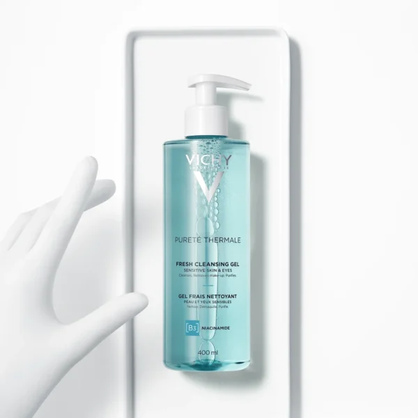 Vichy Purete Thermale żel odświeżający do mycia twarzy, 400 ml - obrazek 4