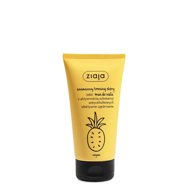 Ziaja Ananasowy Trening Skóry lekki mus do ciała, 160 ml