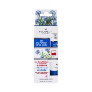 Floslek żel do powiek i pod oczy, ze świetlikiem i chabrem bławatkiem, 15 ml