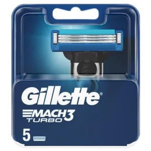 Gillette Mach3 Turbo ostrza do maszynki do golenia, 5 szt.