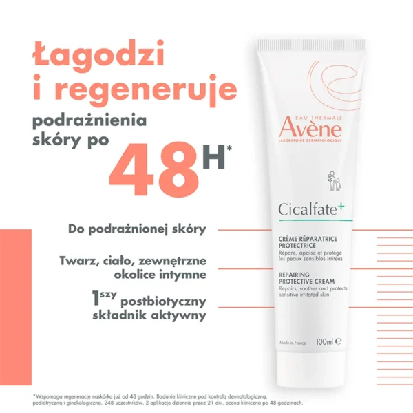 Avene Cicalfate+ regenerujący krem ochronny, 100 ml - obrazek 5