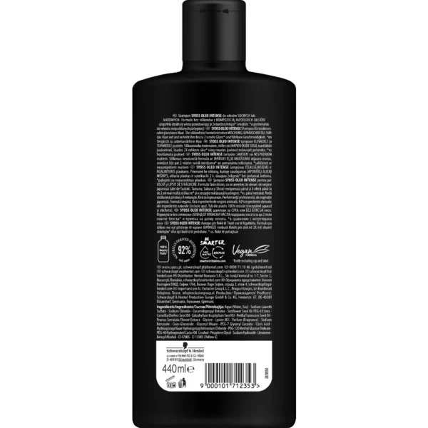 Syoss Oleo Intense szampon do włosów suchych i matowych przywracający blask i miękkość, 440 ml - obrazek 3