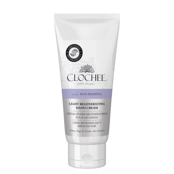 Clochee Simply Organic lekki regenerujący krem do rąk, 100 ml