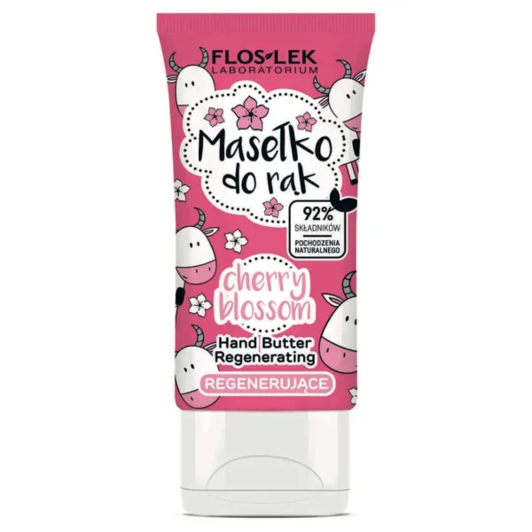 Floslek Hand Care masełko do rąk regenerujące cherry bloosom, 50 ml