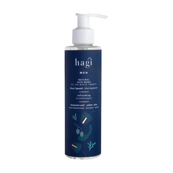 Hagi Ahoj Kapitanie orzeźwiający żel do mycia twarzy dla mężczyzn Ahoj Kapitanie, 200 ml - obrazek 2