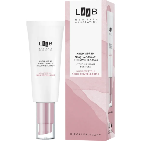 AA Laab krem nawilżająco-rozświetlający SPF30, 40ml - obrazek 3